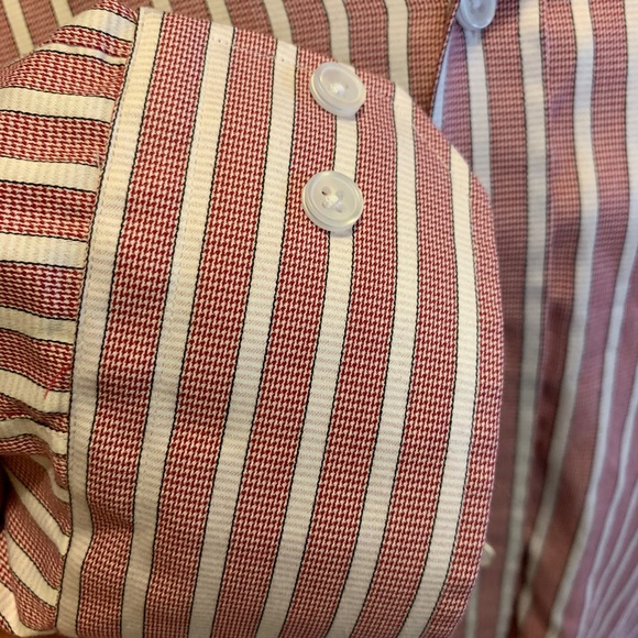 Robert Graham Large Striped Button Down Shirt - Picture 8 of 8